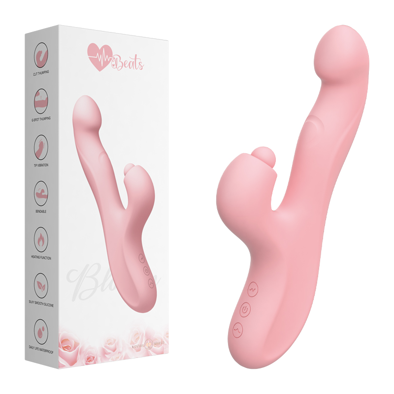 Klitorisový a G-Spot Thumping Rabbit Vibrator